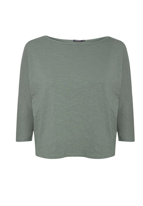 Olive: Gemütliches Longsleeve aus Viskose (LENZING™ ECOVERO™) Mix für Damen [9477]