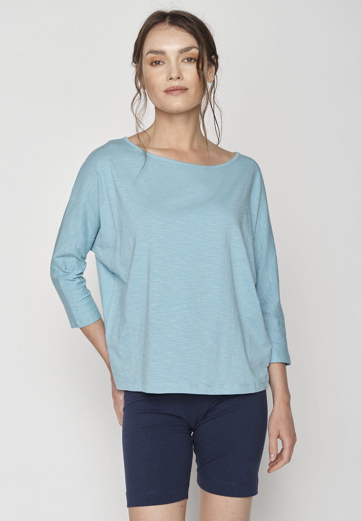 Sea Water: Gemütliches Longsleeve aus Viskose (LENZING™ ECOVERO™) Mix für Damen [9482]