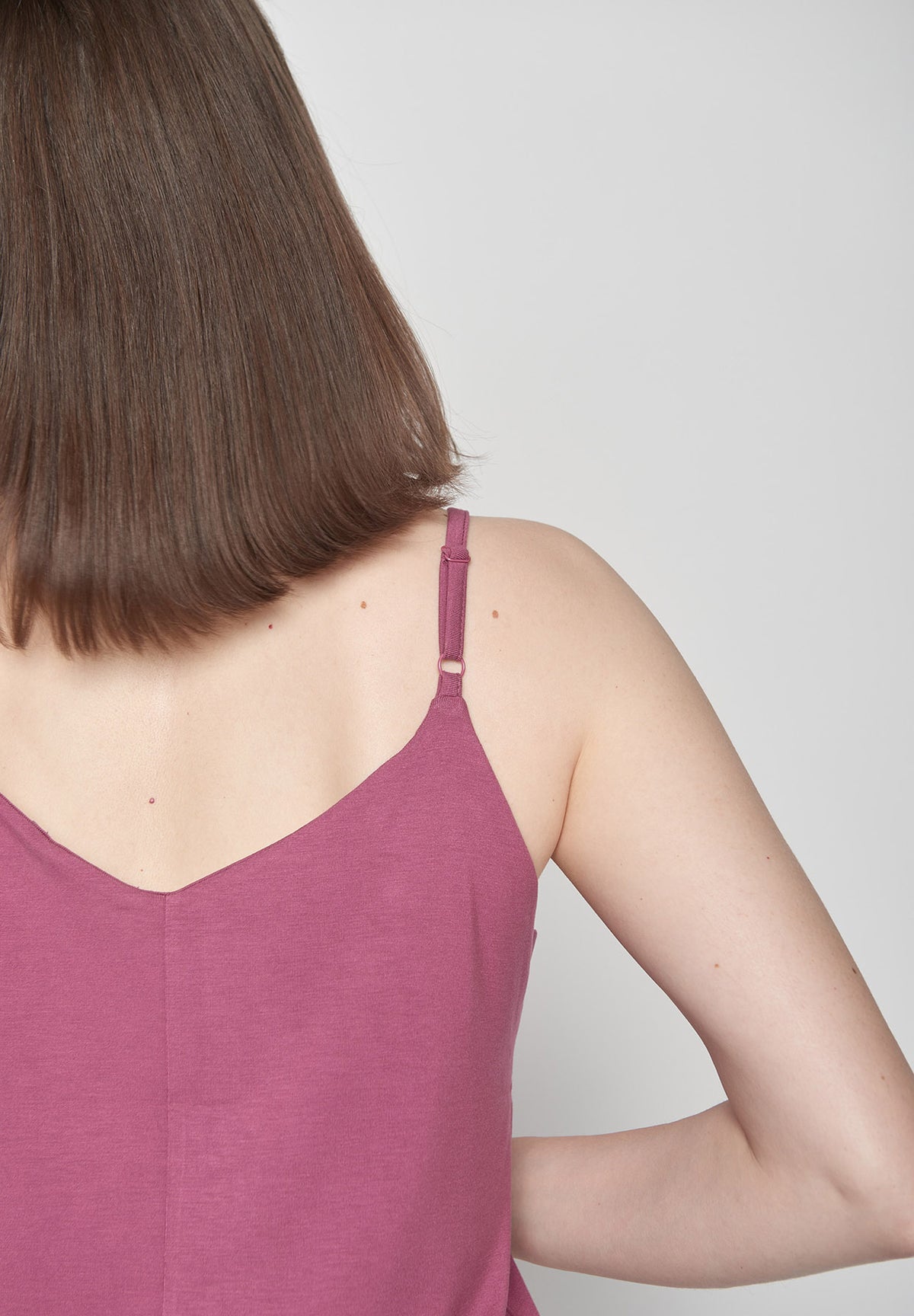 Mauve: Sommerliches Top aus LENZING™ ECOVERO™ für Damen [9499]