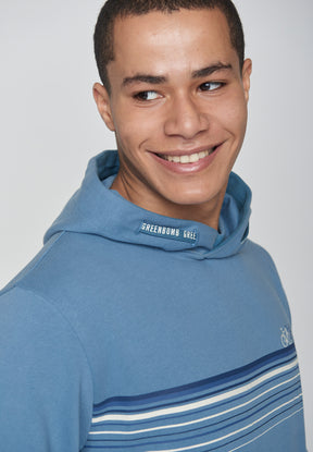 Lagoon: Kuschliger Hoodie aus Bio-Baumwolle für Herren [9508]