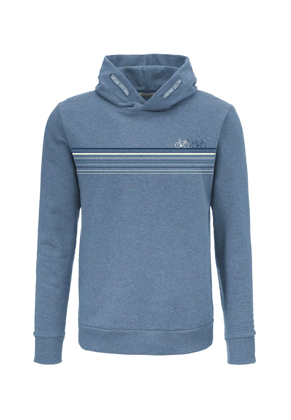 Lagoon: Kuschliger Hoodie aus Bio-Baumwolle für Herren [9510]