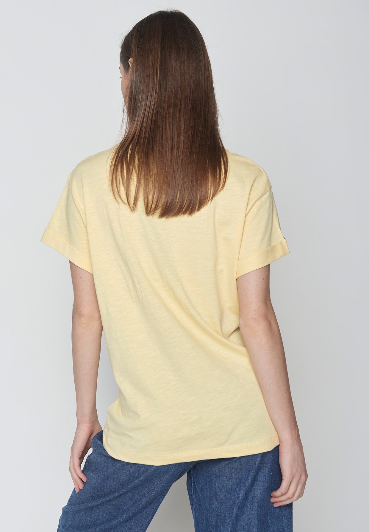 Lemon: Lässiges T-Shirt aus Bio-Baumwolle für Damen [9576]