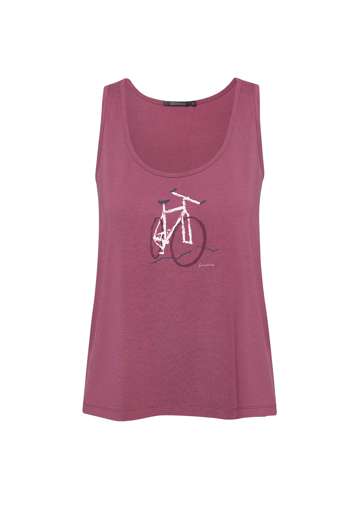 Mauve: Gemütliches Top aus LENZING™ ECOVERO™ Mix für Damen [9596]