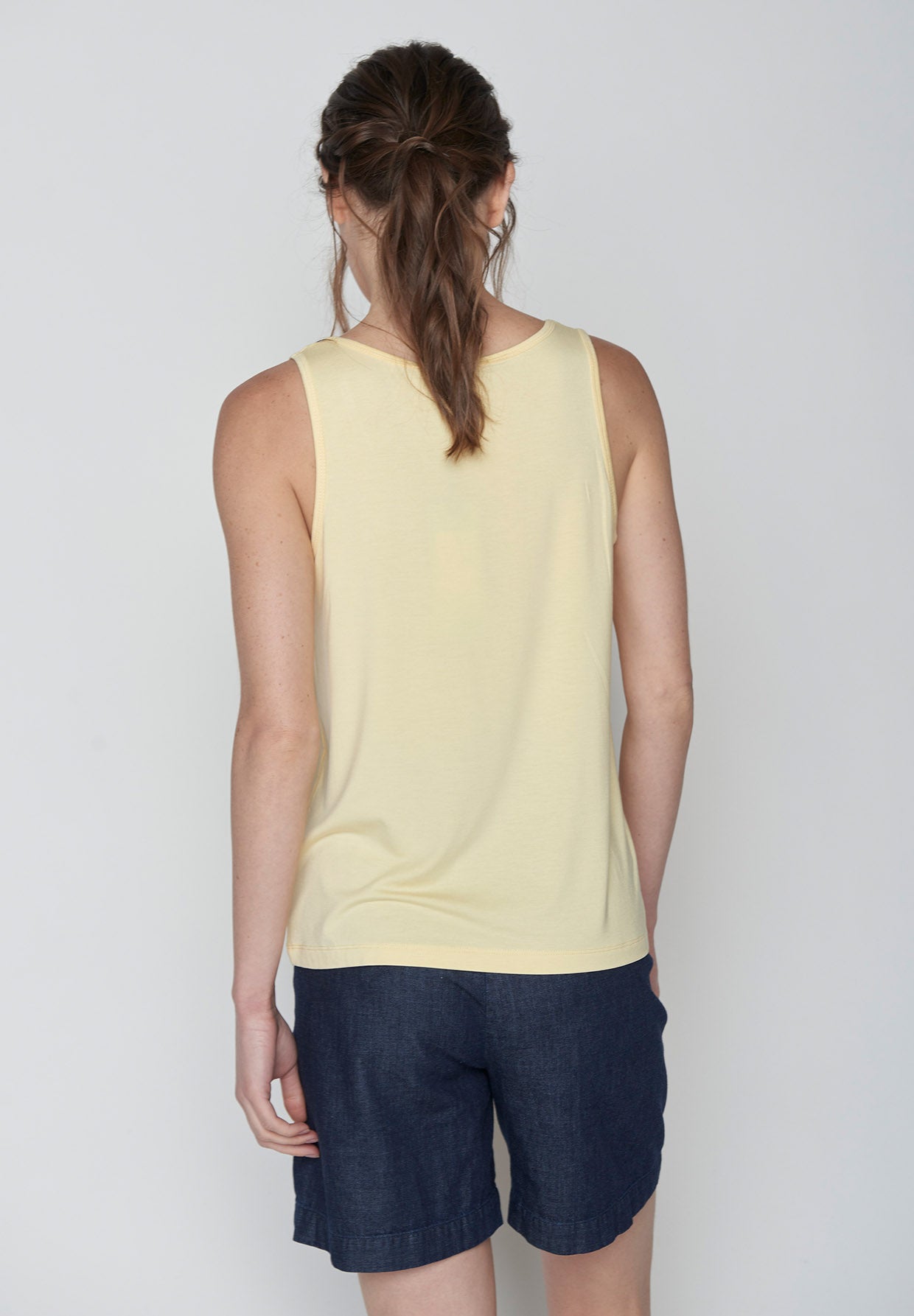 Lemon: Gemütliches Top aus LENZING™ ECOVERO™ Mix für Damen [9672]