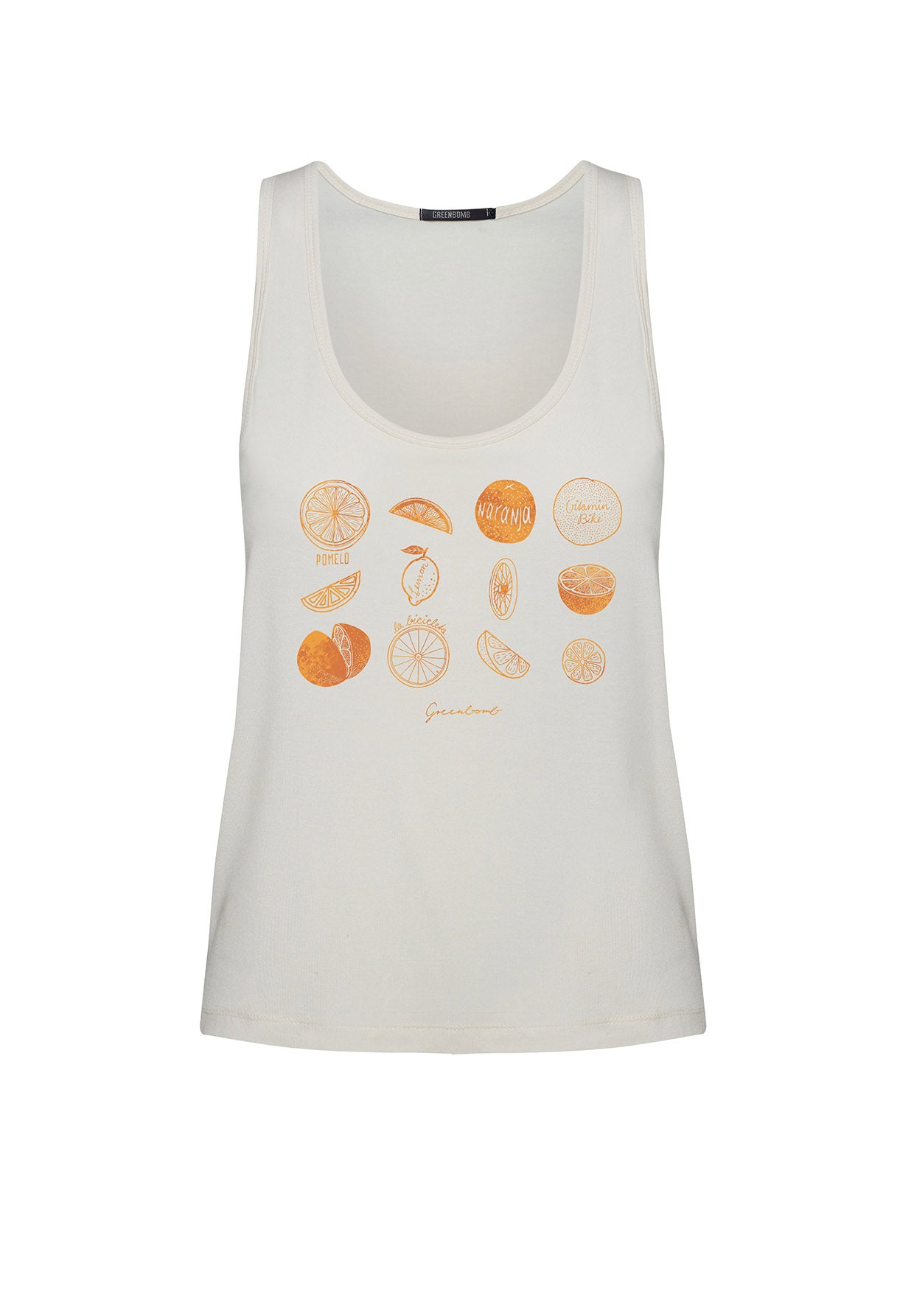 Creme White: Gemütliches Top aus LENZING™ ECOVERO™ Mix für Damen [9687]