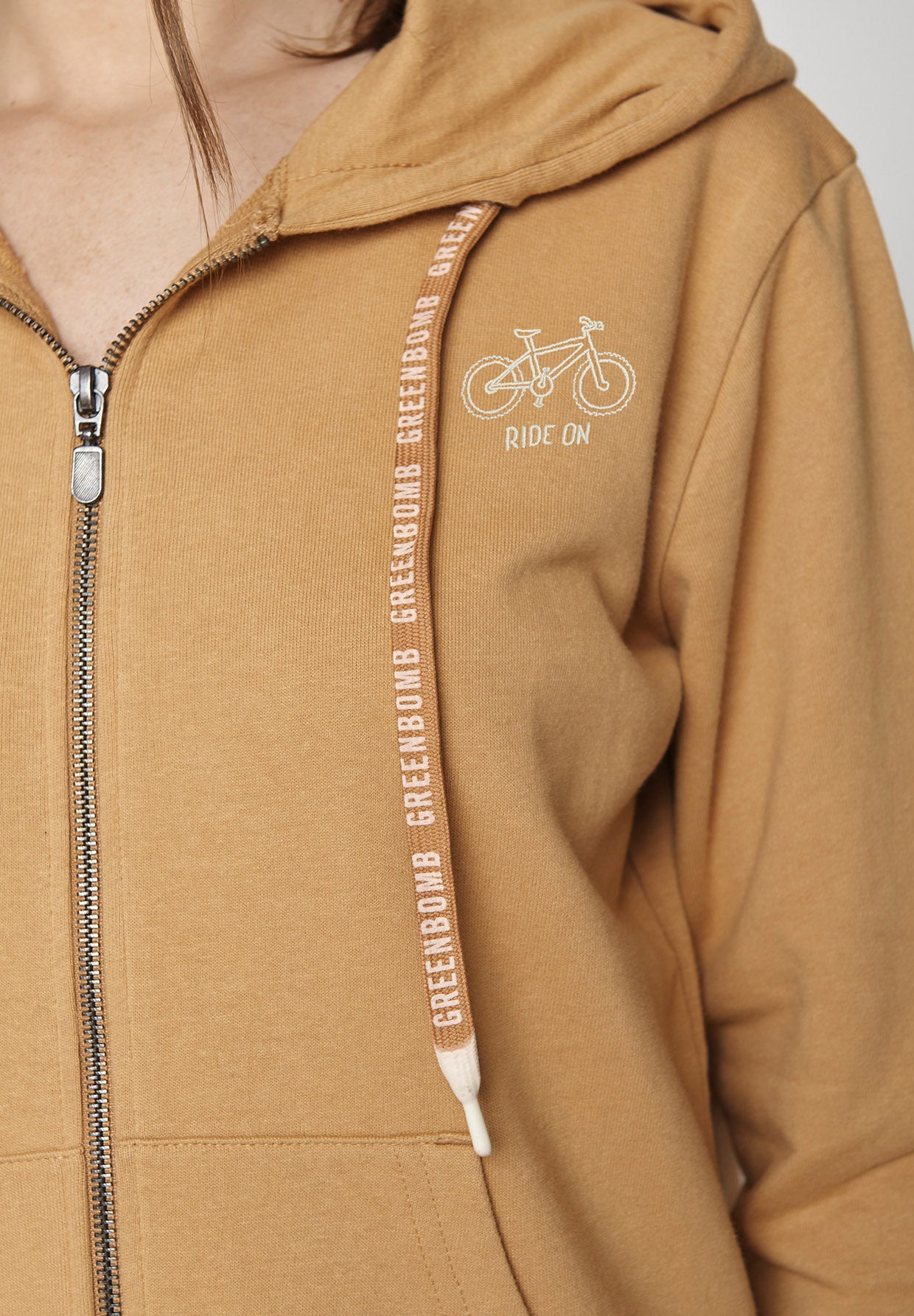 Hazel: Gemütliche Zipjacke aus Bio-Baumwolle für Damen [9708]