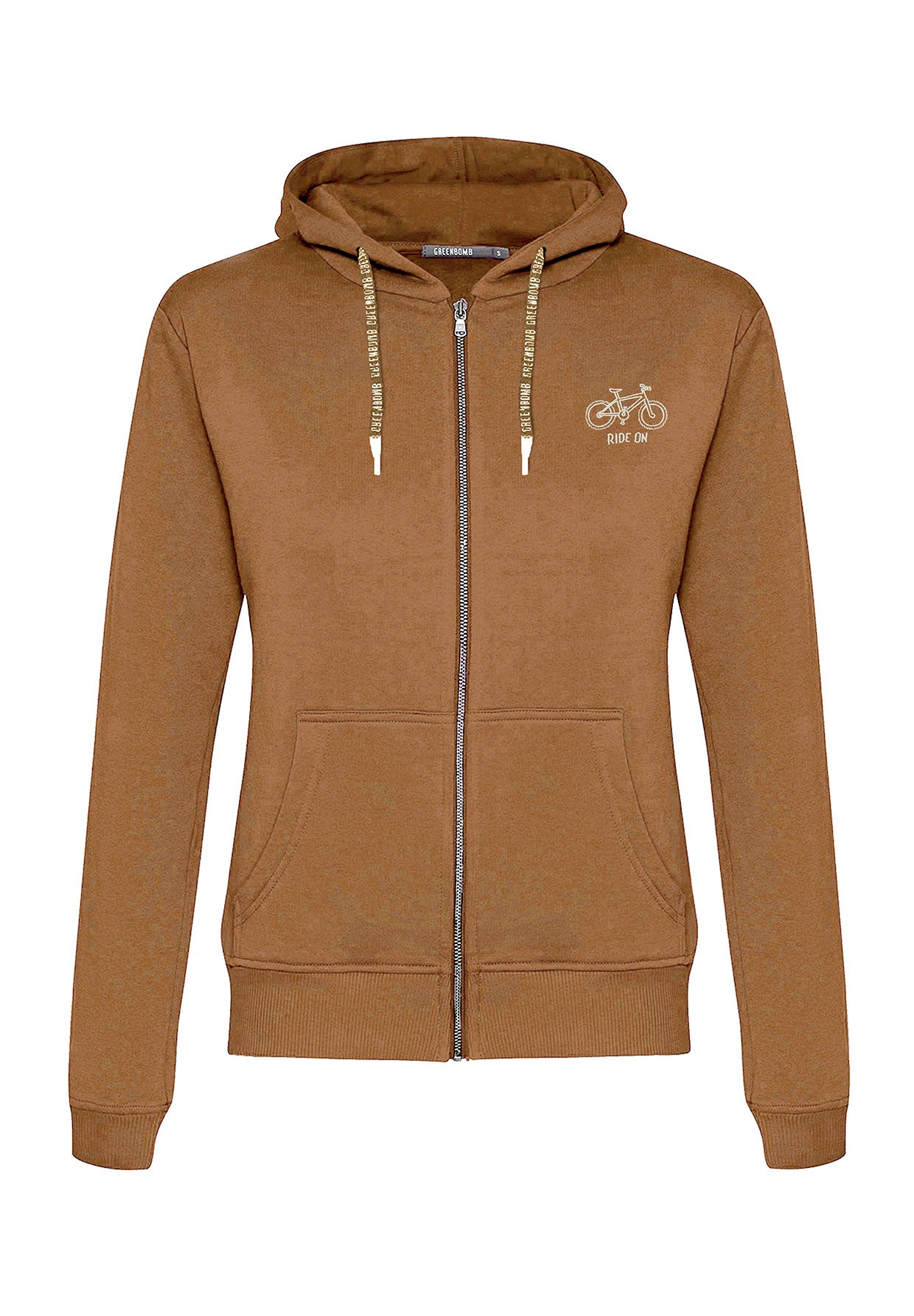 Hazel: Gemütliche Zipjacke aus Bio-Baumwolle für Damen [9710]