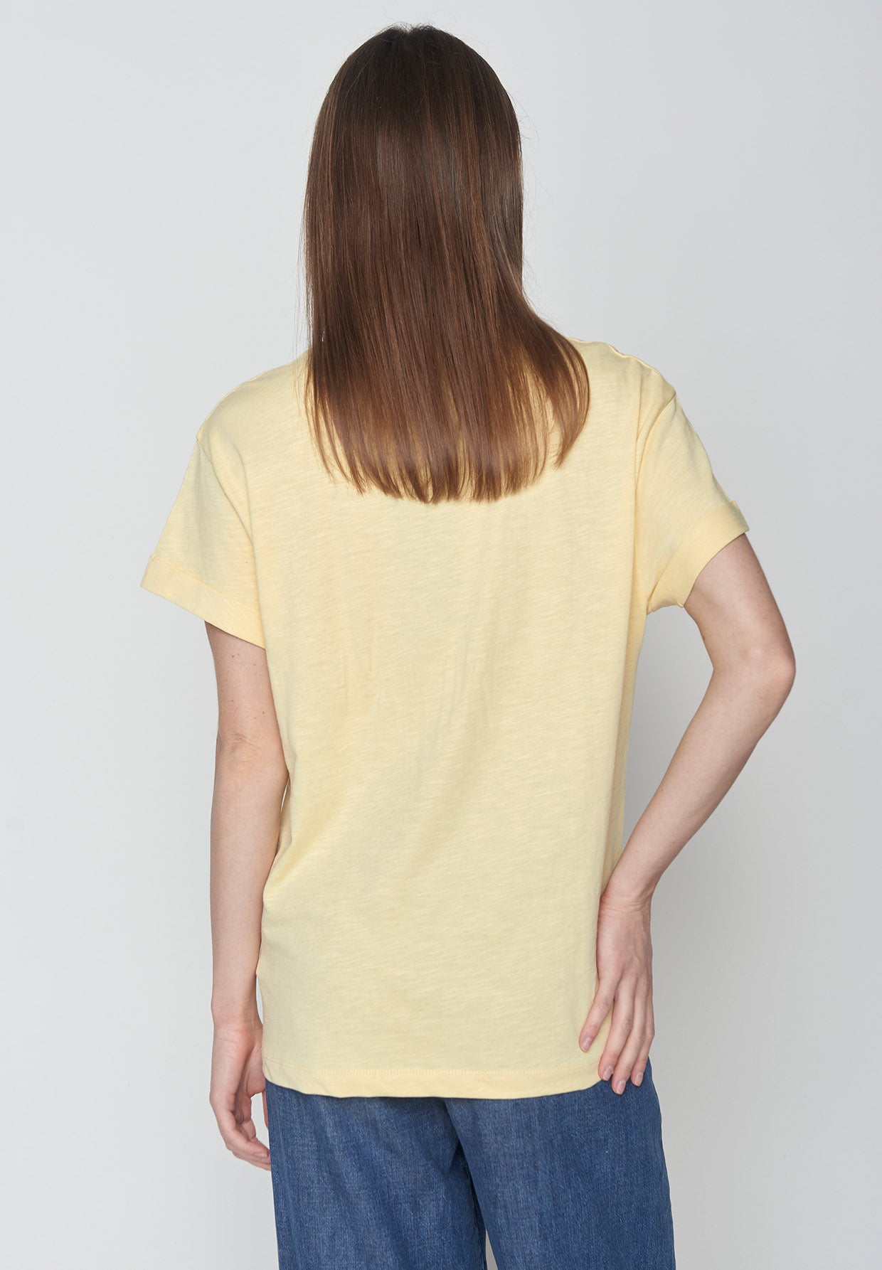 Lemon: Lässiges T-Shirt aus Bio-Baumwolle für Damen [9759]
