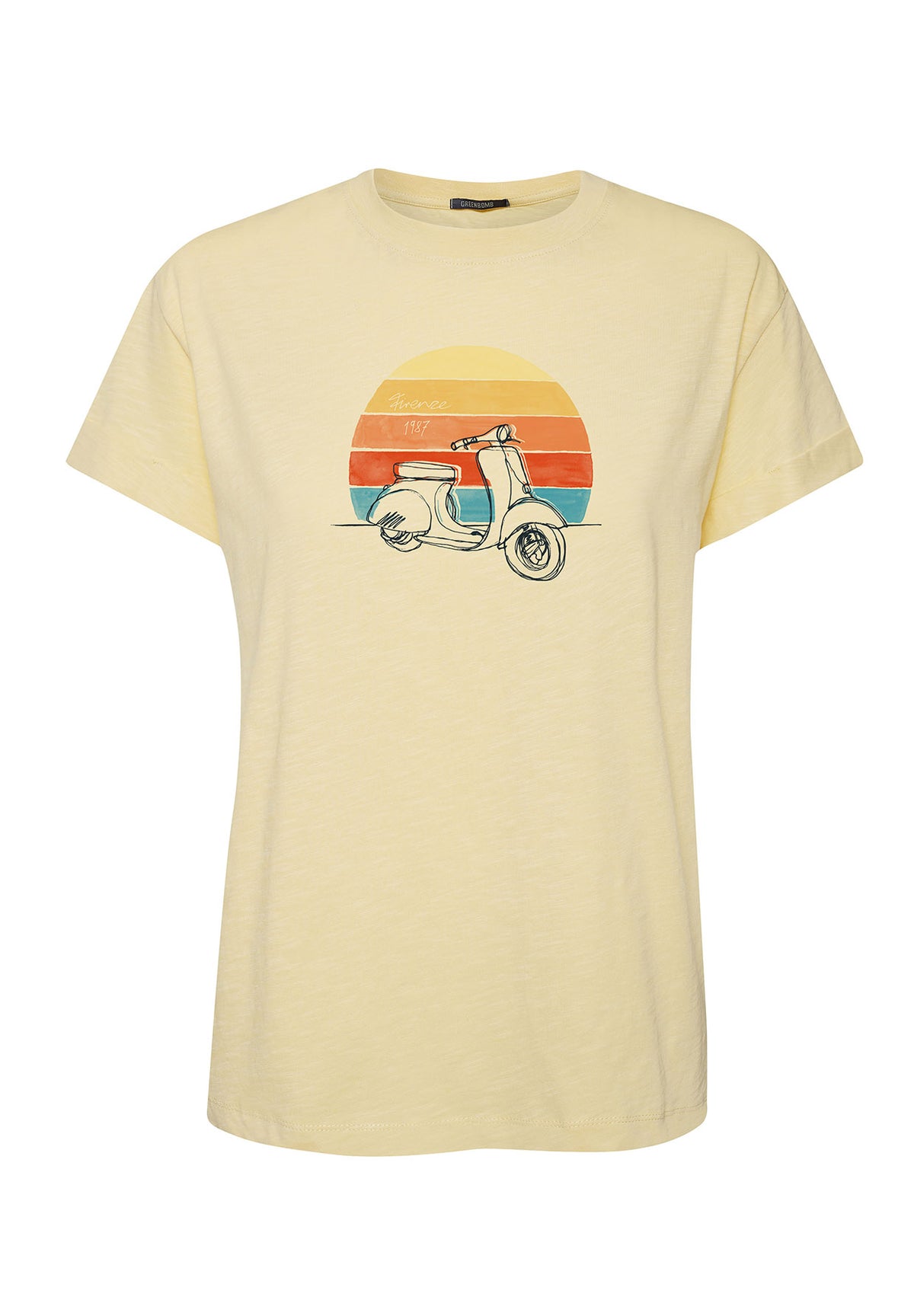 Lemon: Lässiges T-Shirt aus Bio-Baumwolle für Damen [9762]