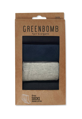 Mix: Lässige Socken aus Bio-Baumwoll Mix für Unisex [9991]