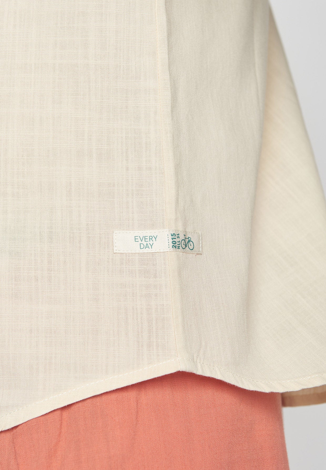 Creme White: Elegantes Hemd aus Bio-Baumwolle für Herren [9994]