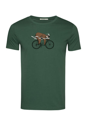 Grün:  Sportliches T-Shirt aus Bio-Baumwolle für Herren [18168]