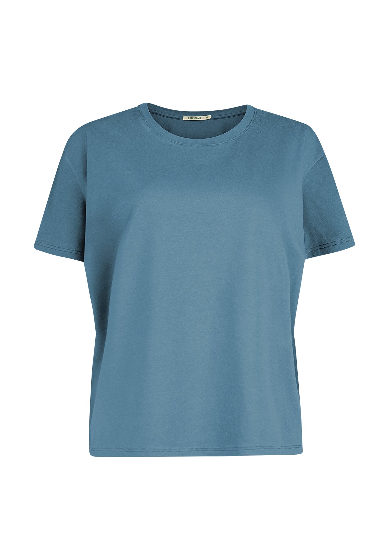 Schwarzer Lässiges T-Shirt aus Bio-Baumwoll Mix für Damen (13)