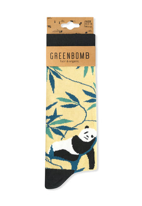 Grüner Lässige Socken aus Bio-Baumwoll Mix für Unisex (2)