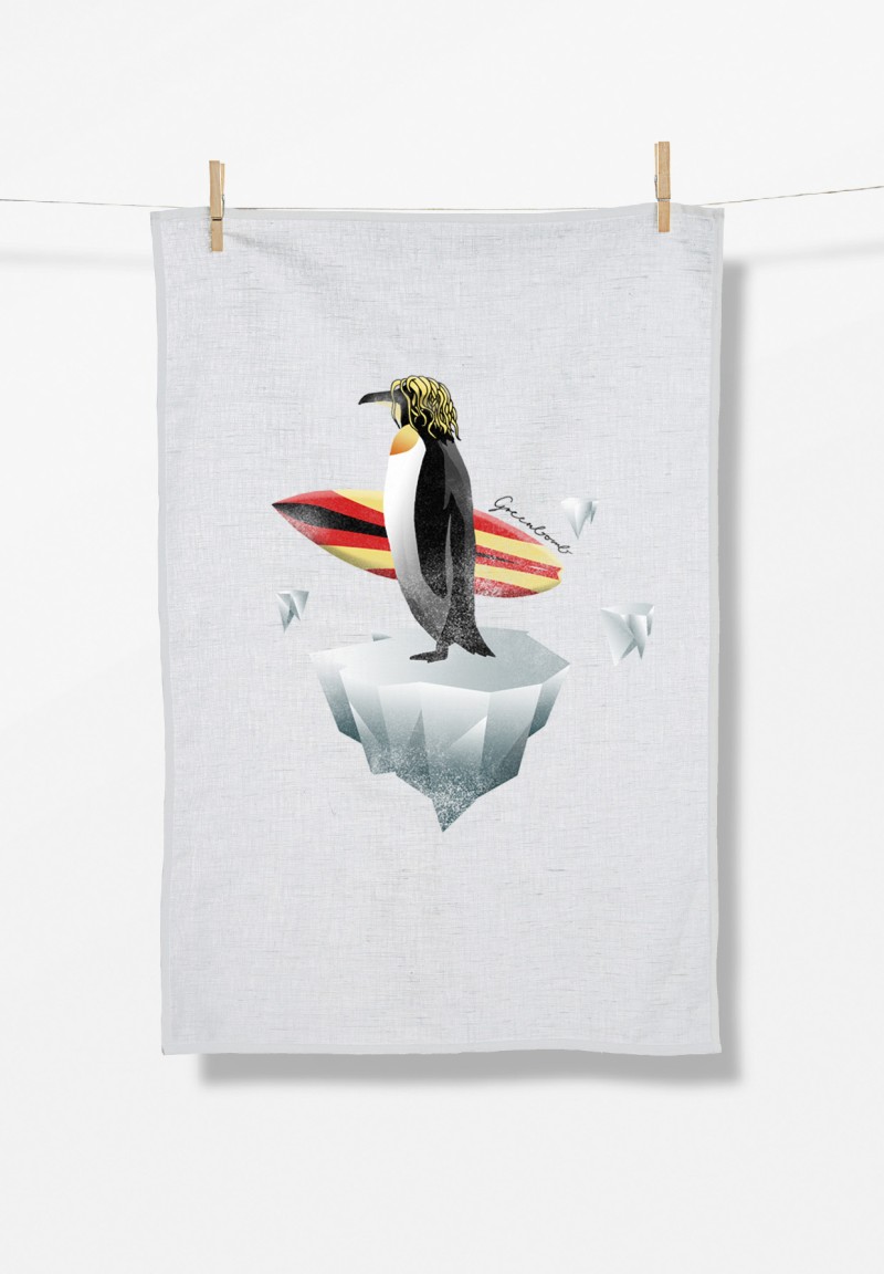 Animal Penguin Sport (Tea Towel)