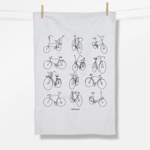 Bike Retro Bikes (Tea Towel)
