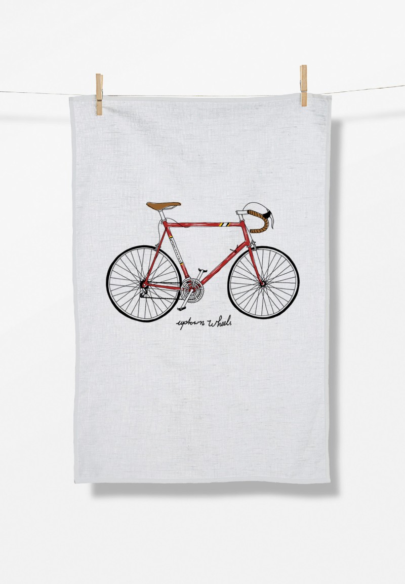 Bike Uptown (Tea Towel)