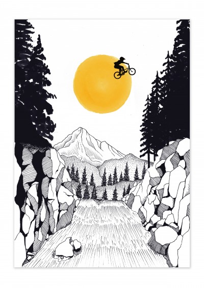 Bike Jump Poster