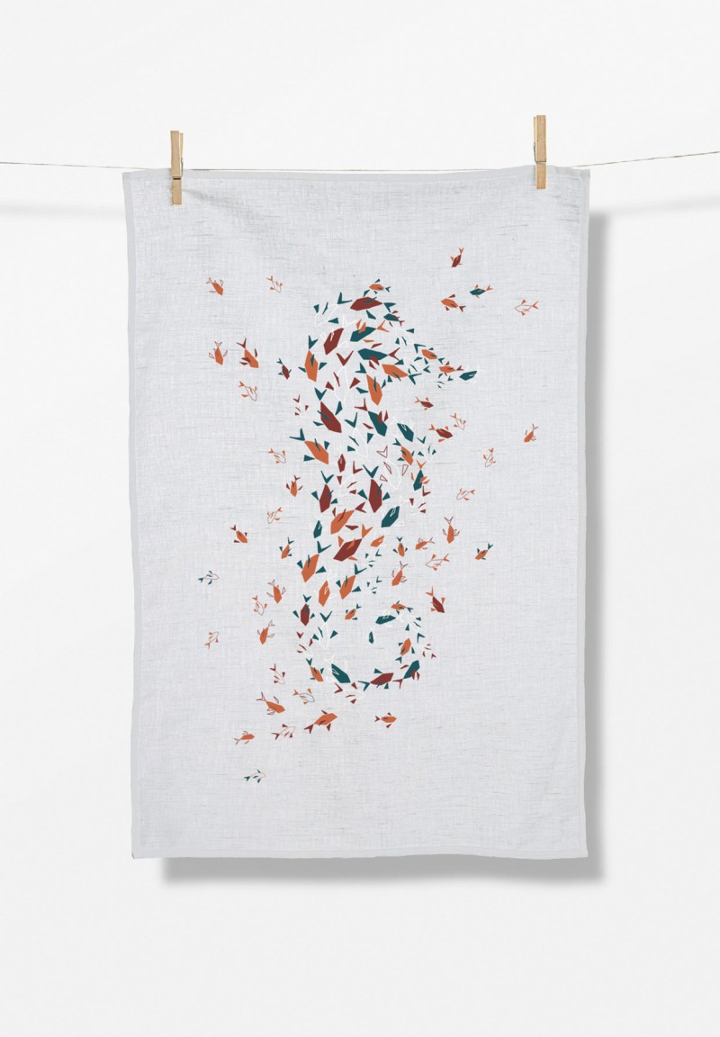 Animal Seahorse Abstract White