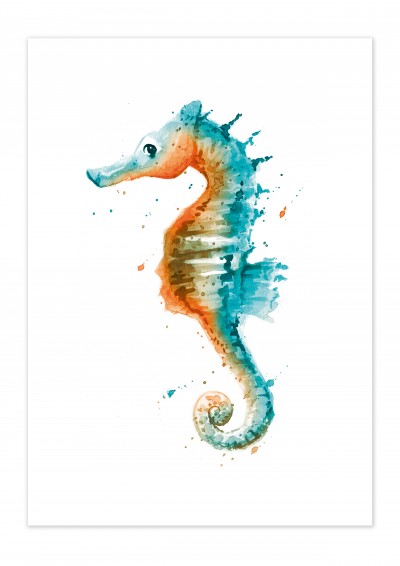 Animal Seahorse Poster