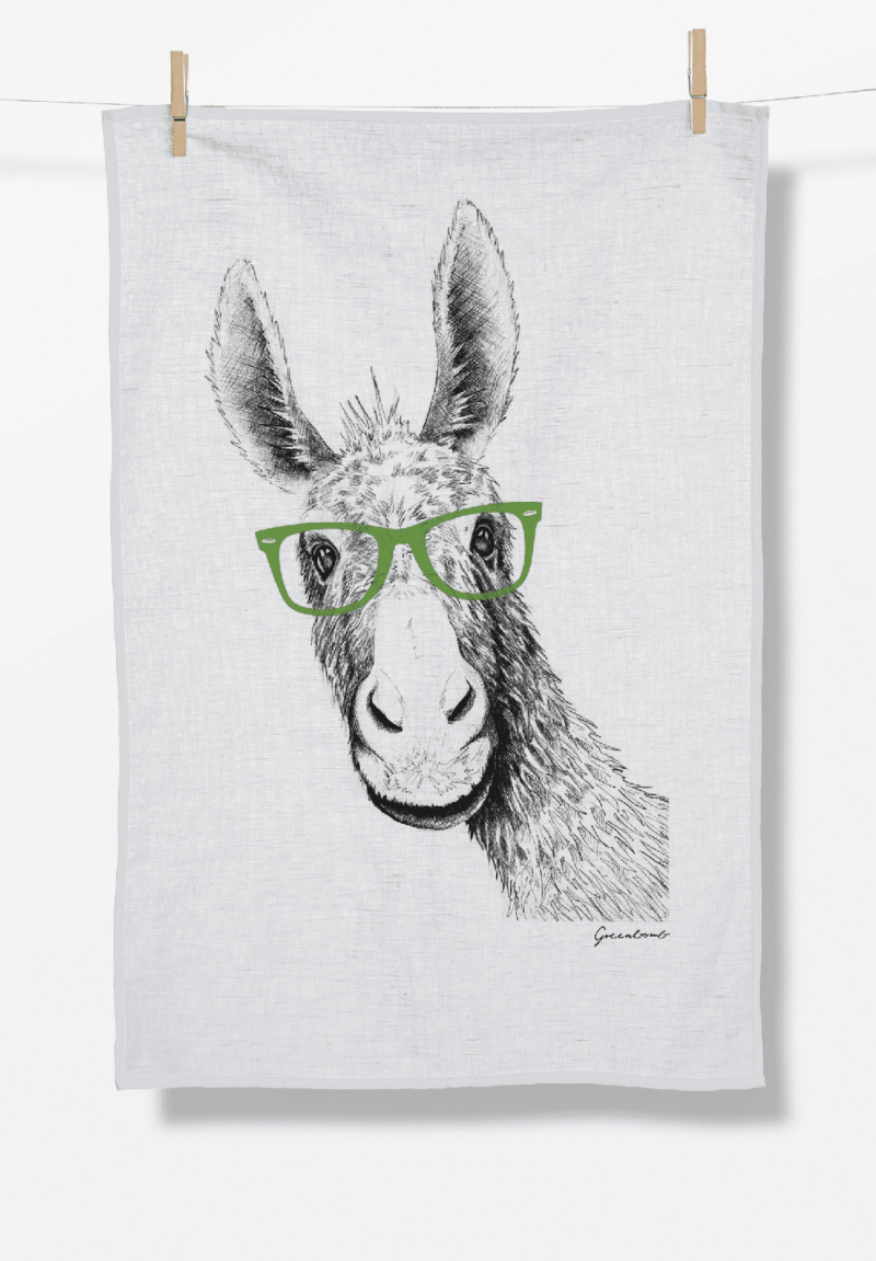 Animal Donkey (Tea Towel)