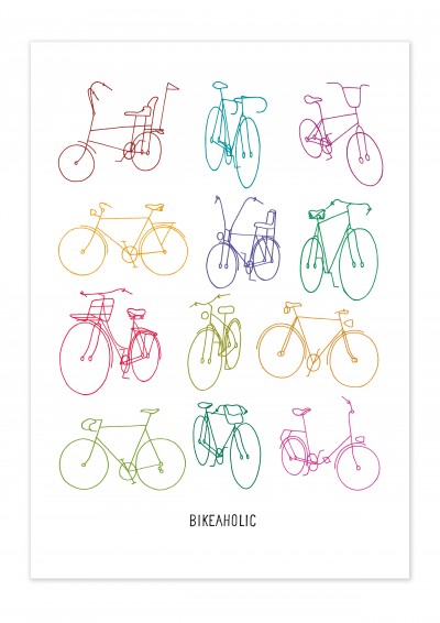 Bike Retro Bikes Poster