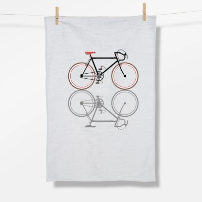 Bike Shape (Tea Towel)